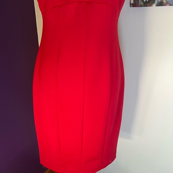 London Times Bright Red Dress - Picture 3 of 9